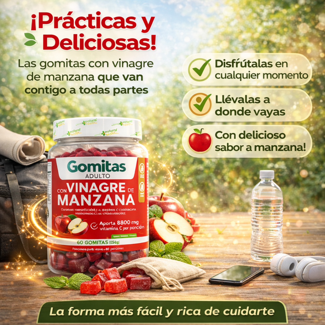 GOMAS VINAGRE DE MANZANA