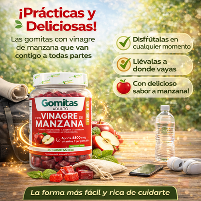 GOMAS VINAGRE DE MANZANA