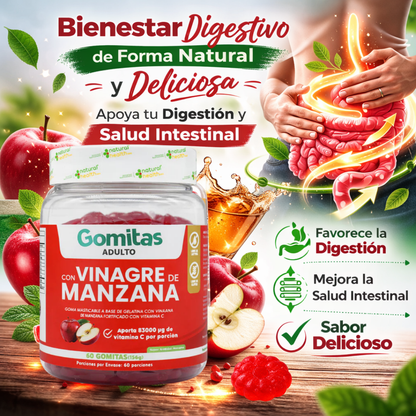 GOMAS VINAGRE DE MANZANA