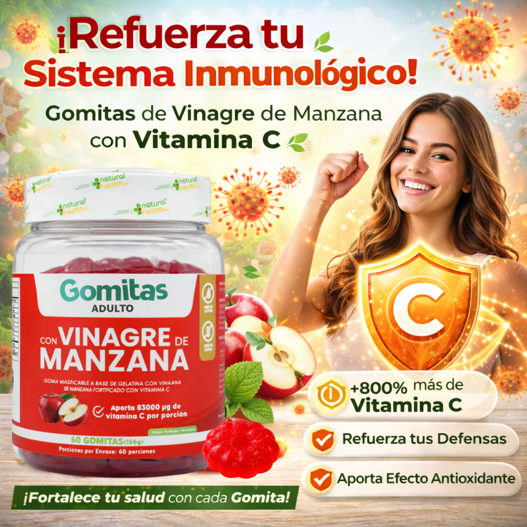 GOMAS VINAGRE DE MANZANA